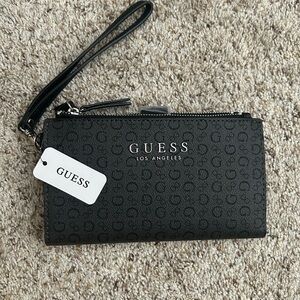 Guess Black Wristlet Wallet